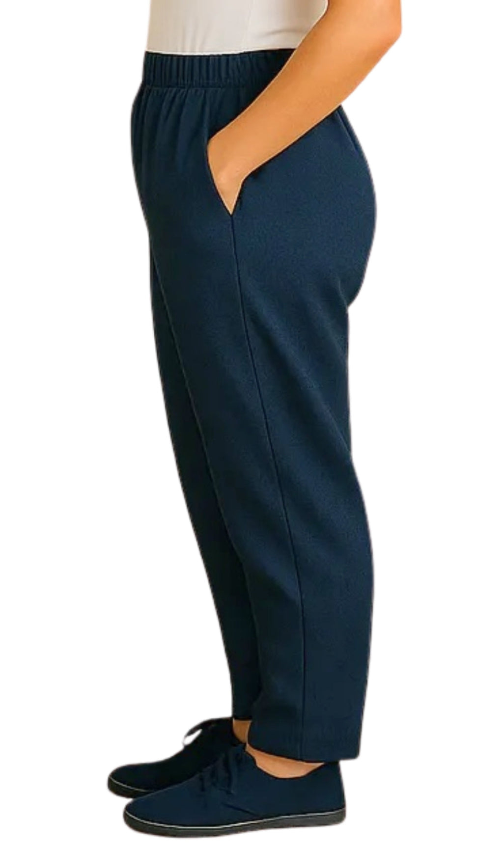 Women's Elastic Waist Pull On Denim Jeans - Soft & Lightweight with a bit Stretch