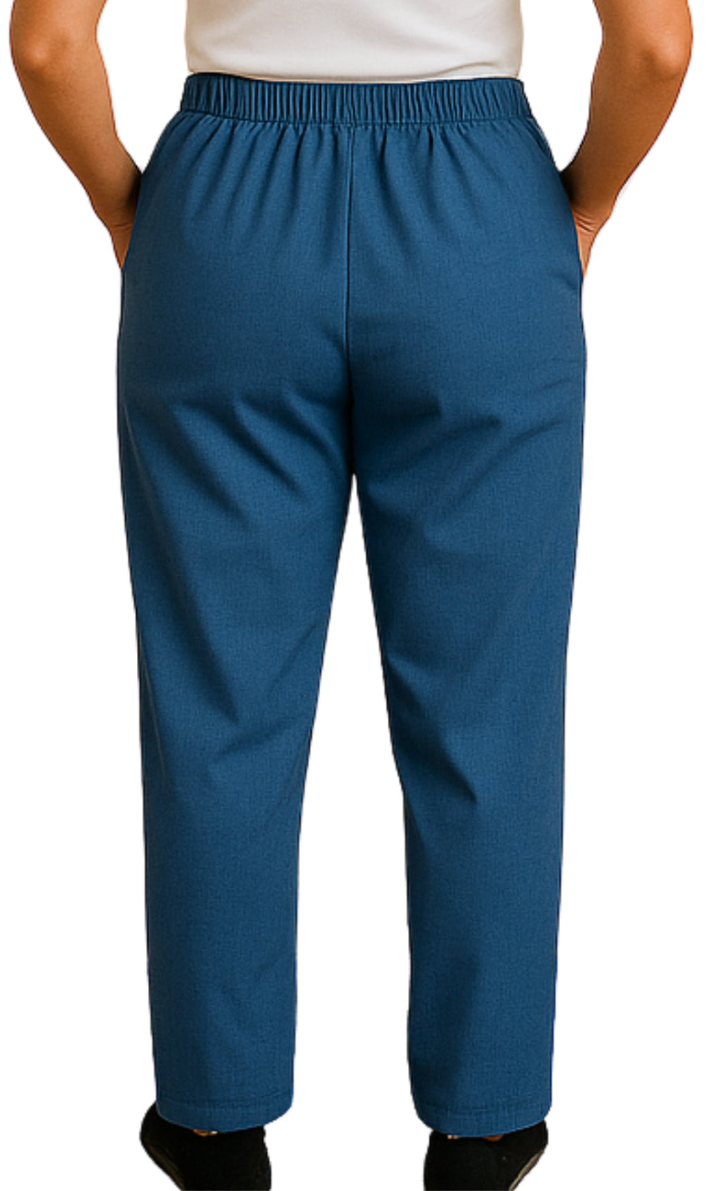 Women's Elastic Waist Pull On Denim Jeans - Soft & Lightweight with a bit Stretch