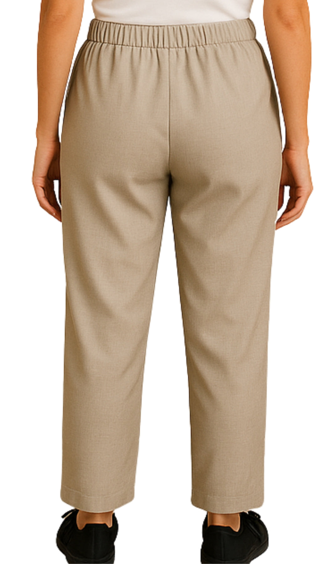 Women's Elastic Waist Pull On Denim Jeans - Soft & Lightweight with a bit Stretch