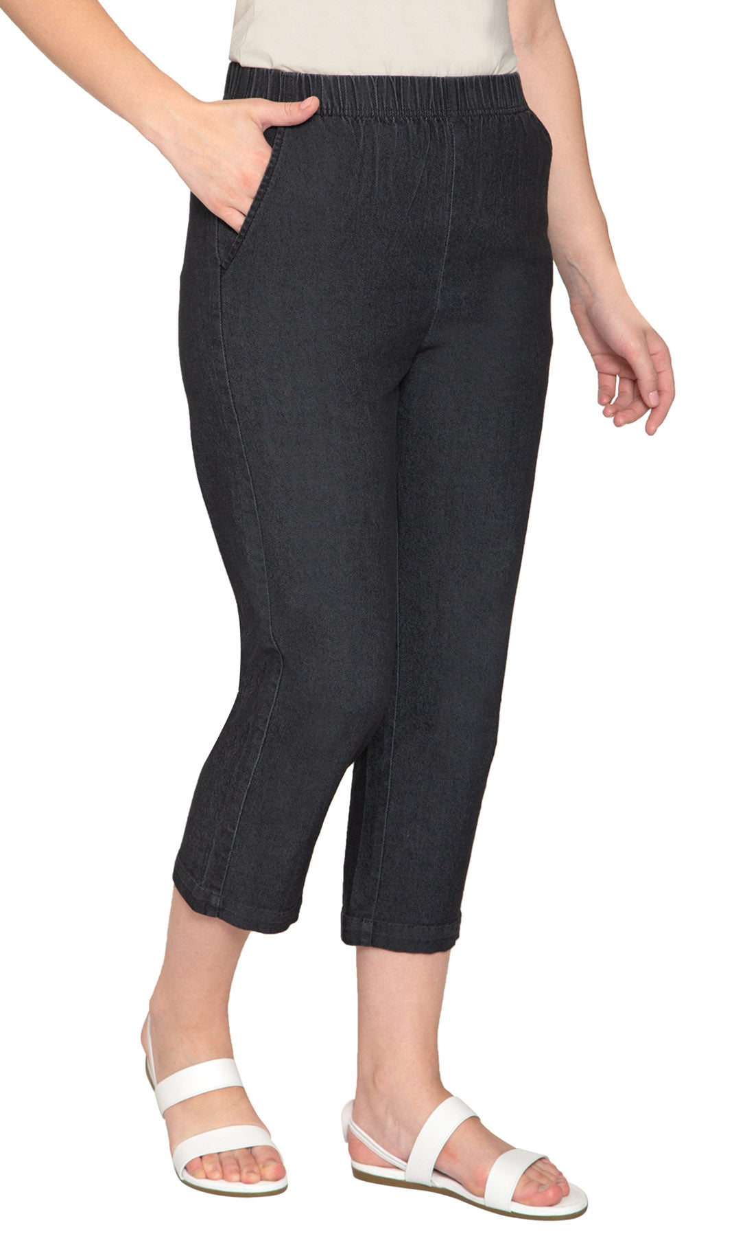 Women's Stretch Denim Capris– Lightweight Stretch