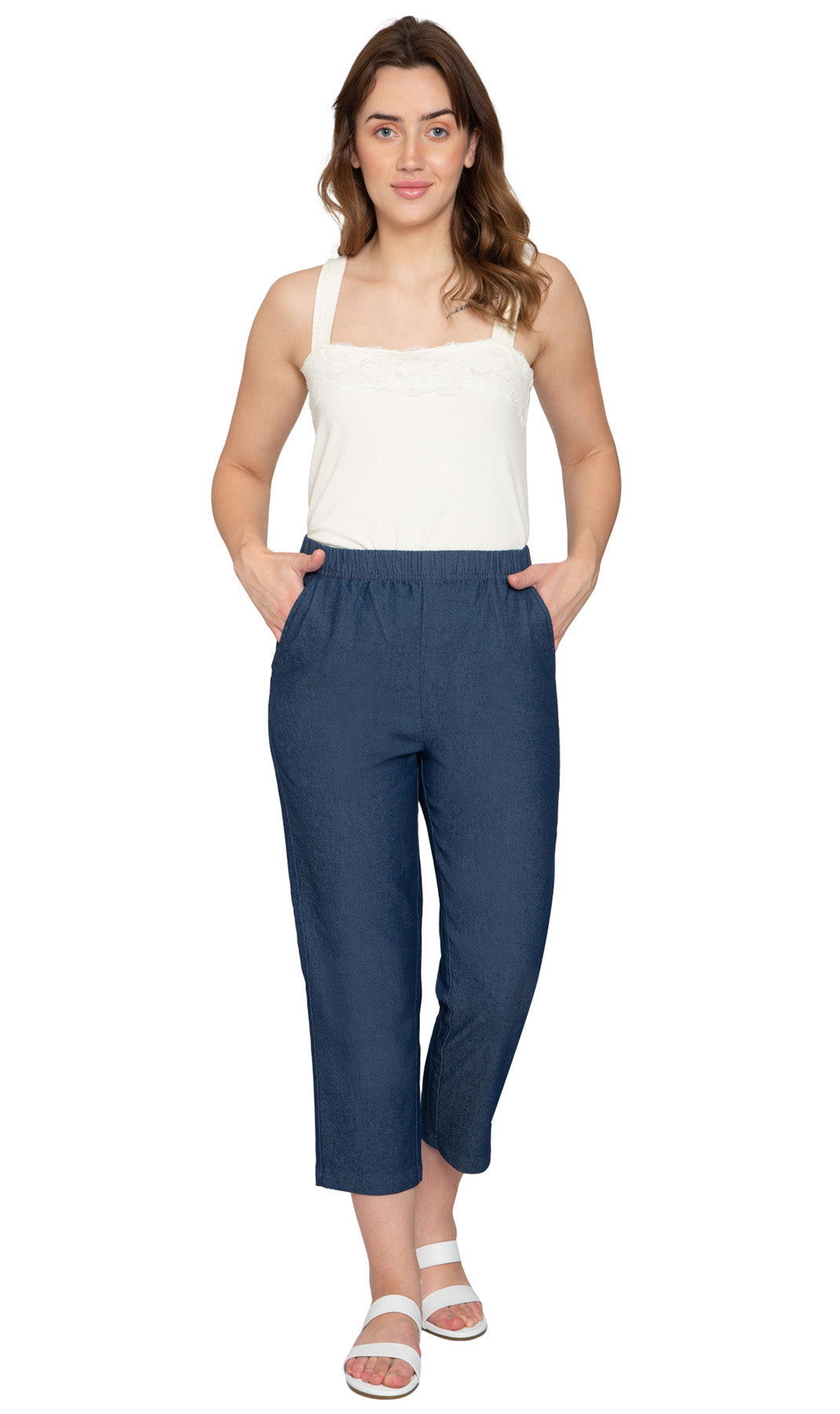 Women's Stretch Denim Capris– Lightweight Stretch