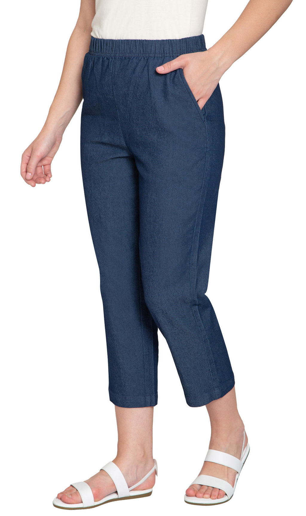 Women's Stretch Denim Capris– Lightweight Stretch