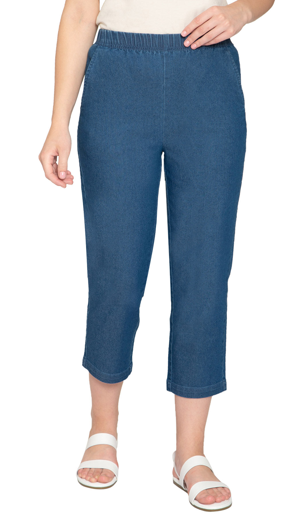 Women's Stretch Denim Capris– Lightweight Stretch