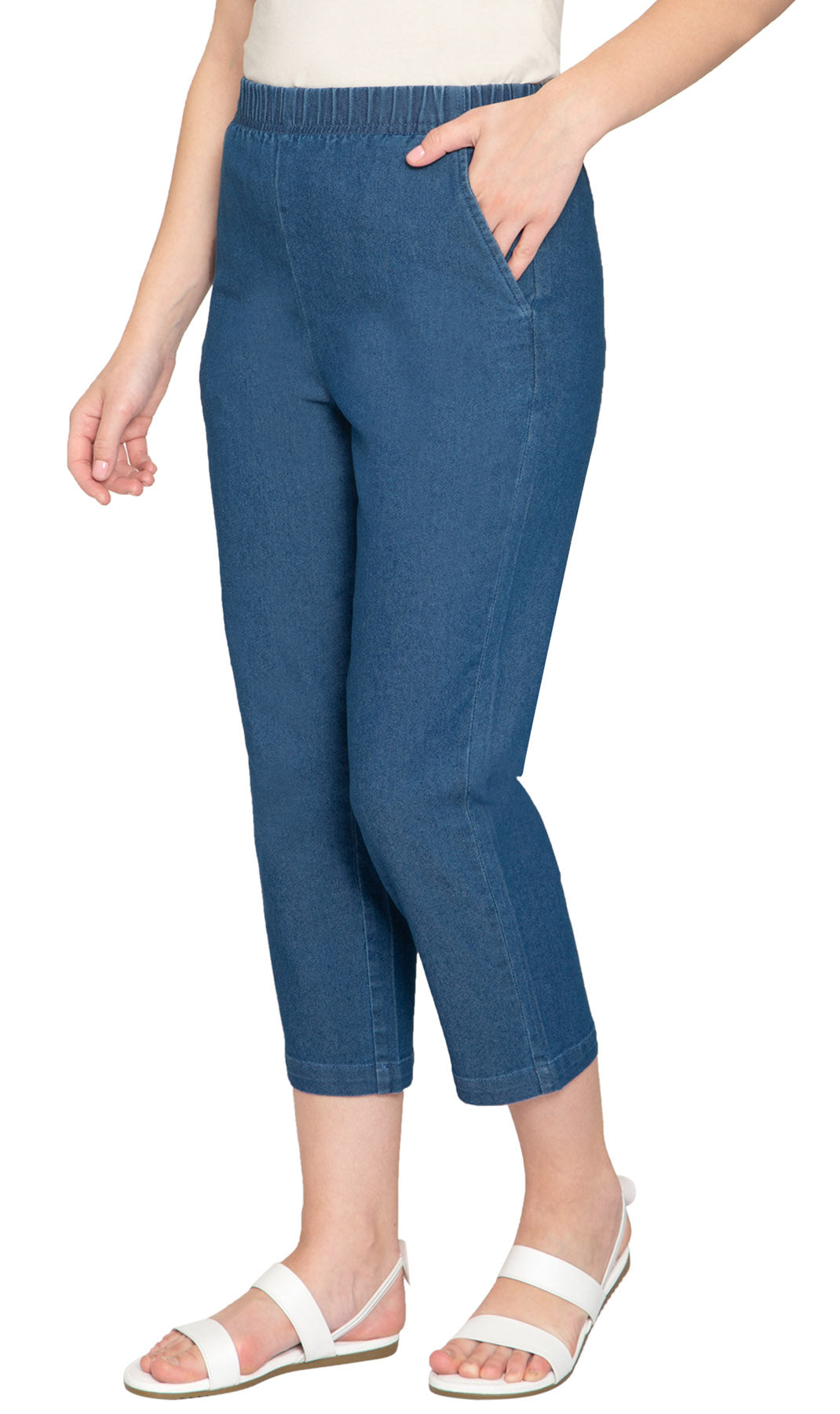 Women's Stretch Denim Capris– Lightweight Stretch