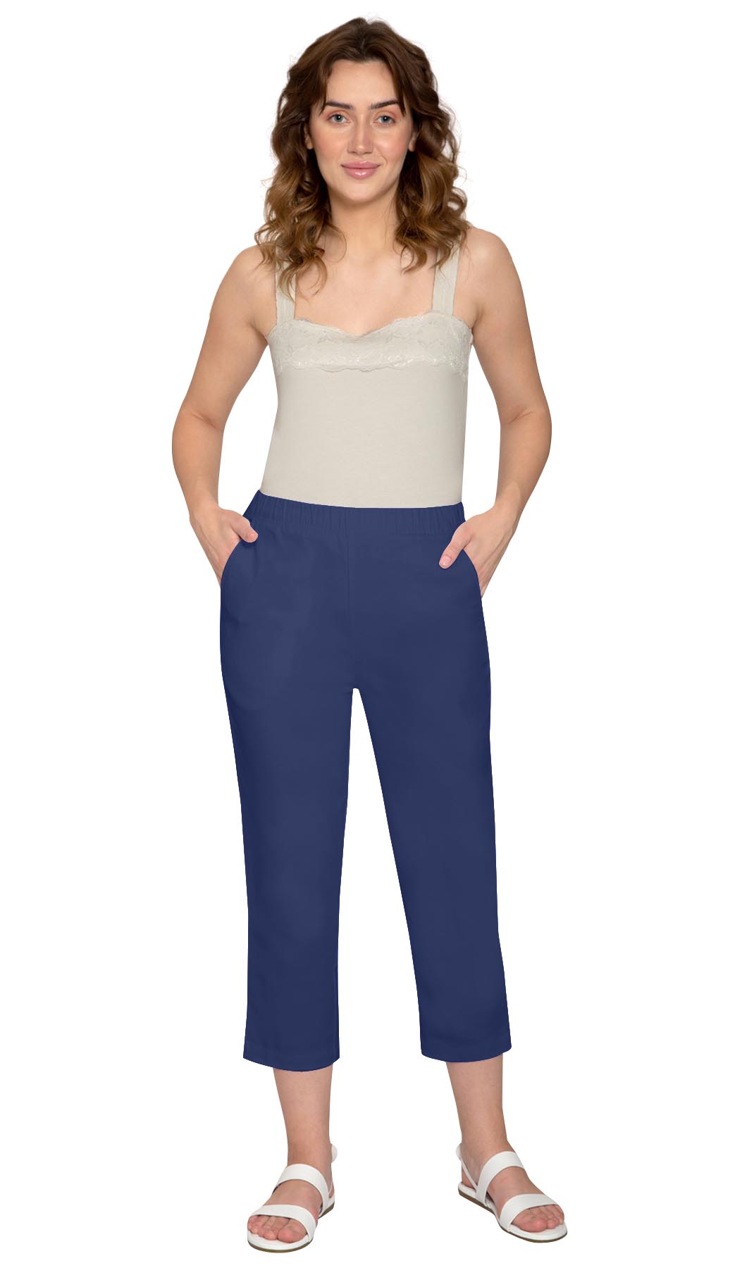 Women's Stretch Denim Capris– Lightweight Stretch