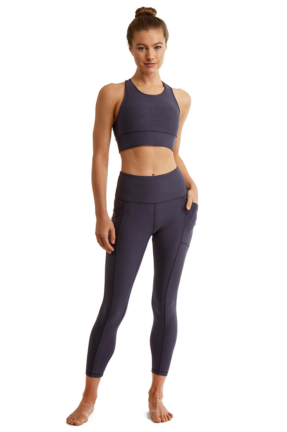 Women's Side Phone Pockets 7/8 Legging by CoverGirl