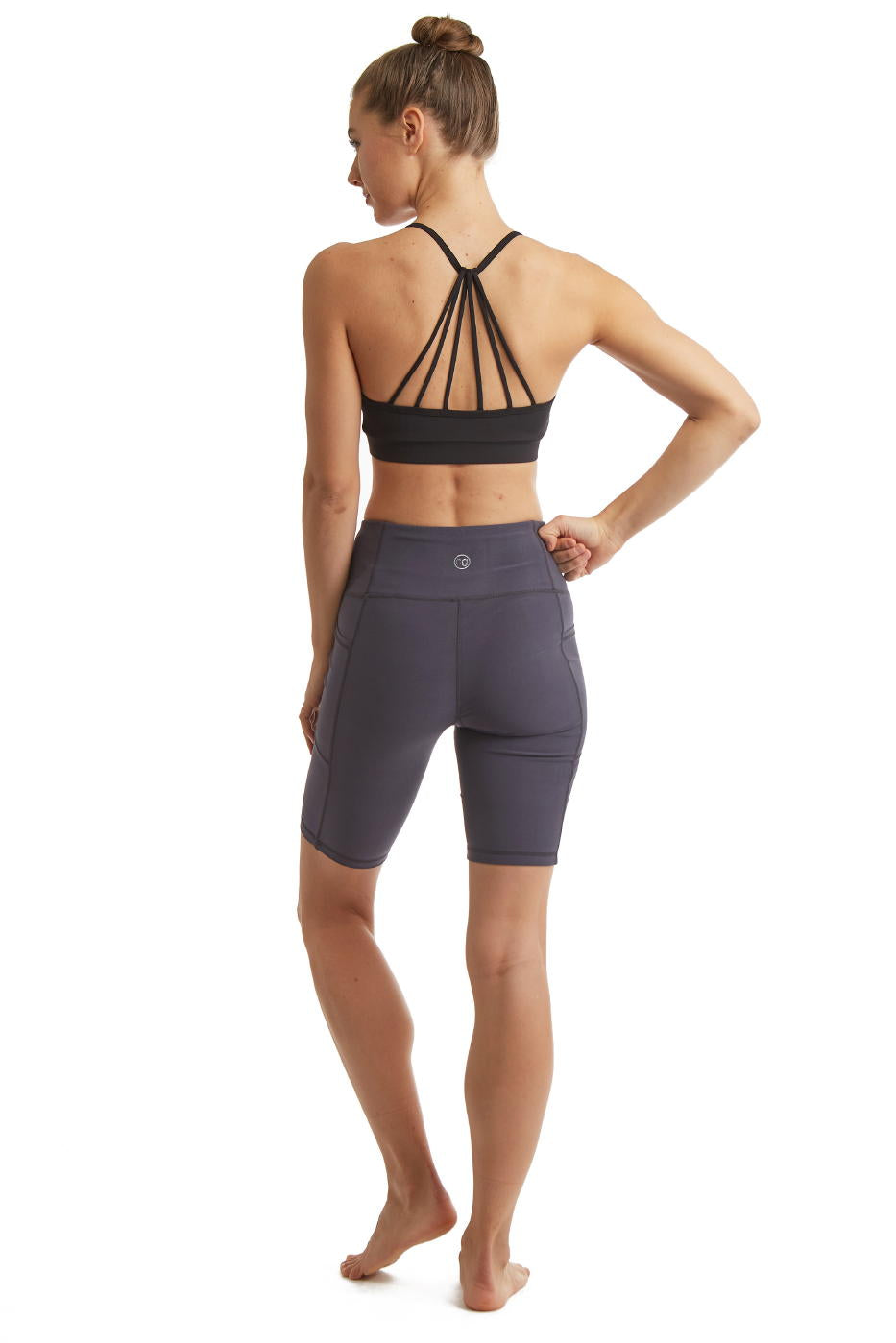 Women's Side Phone Pockets Cycle Shorts by CoverGirl