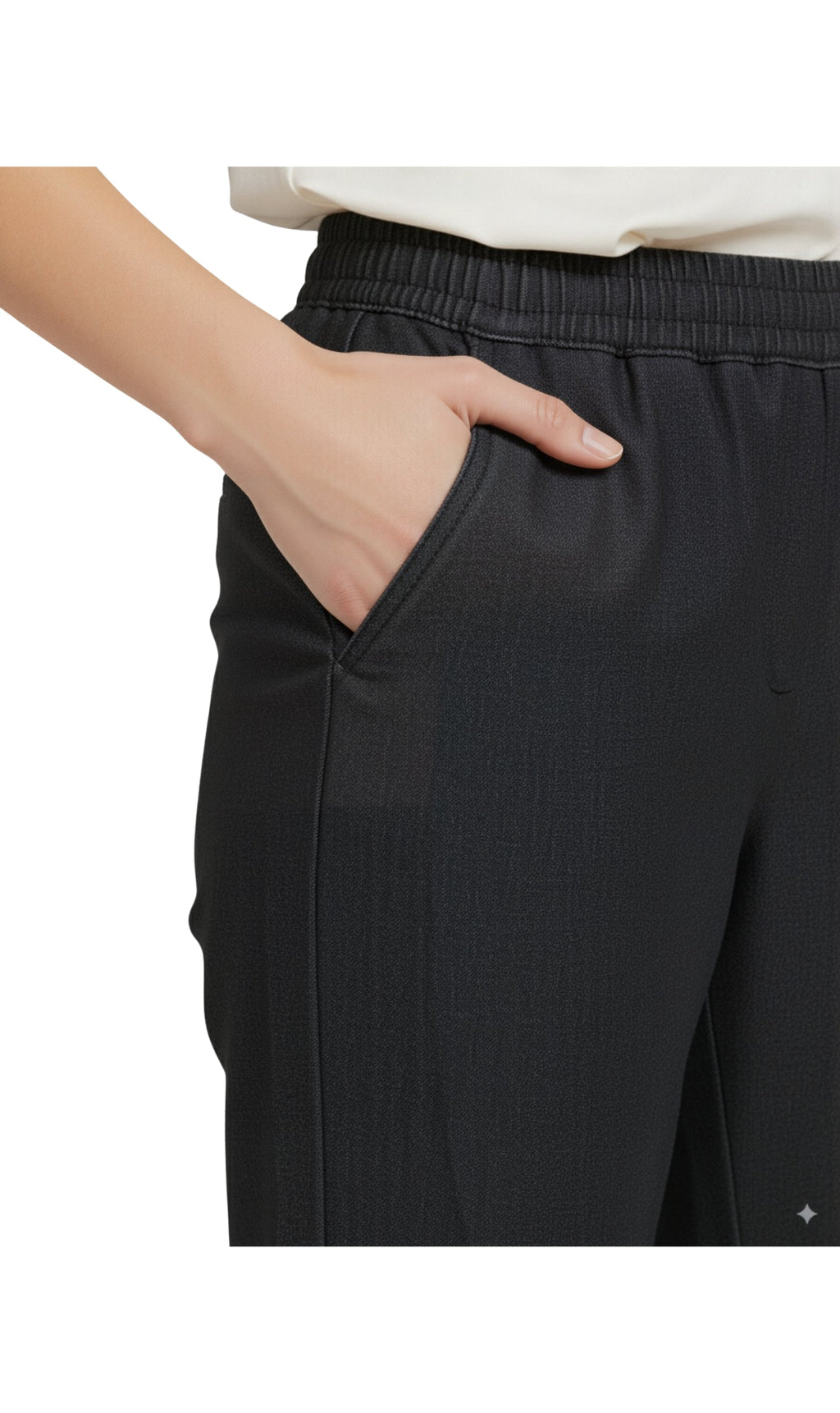 Women's Easy Pull on Bermuda Shorts in Denim and Twill