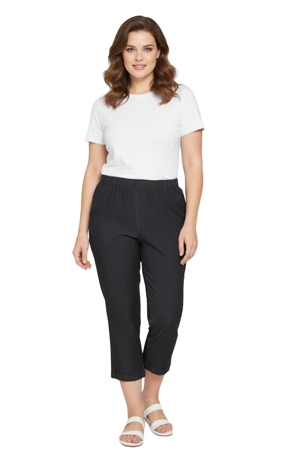 Women's Stretch Denim Capris– Lightweight Stretch