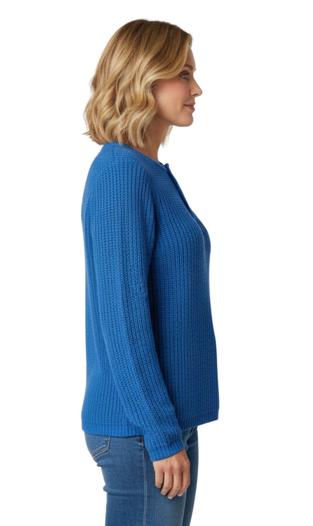 Women's Henley Shaker Knit Sweater