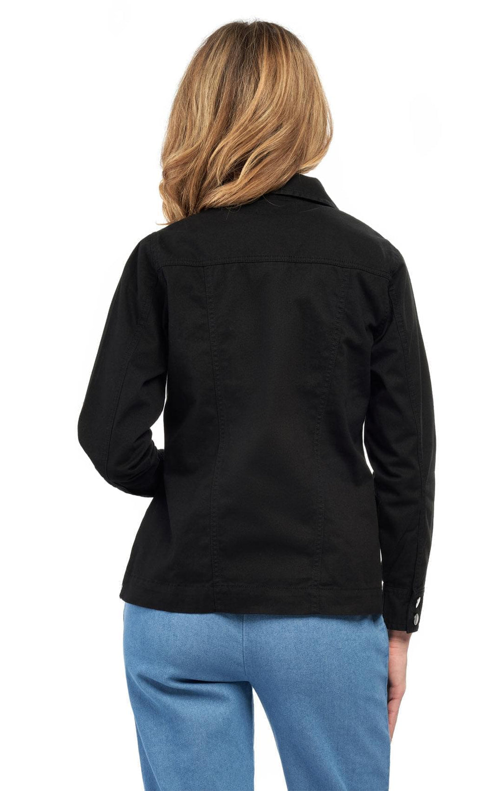 Women's Button Front Brushed Twill Jacket
