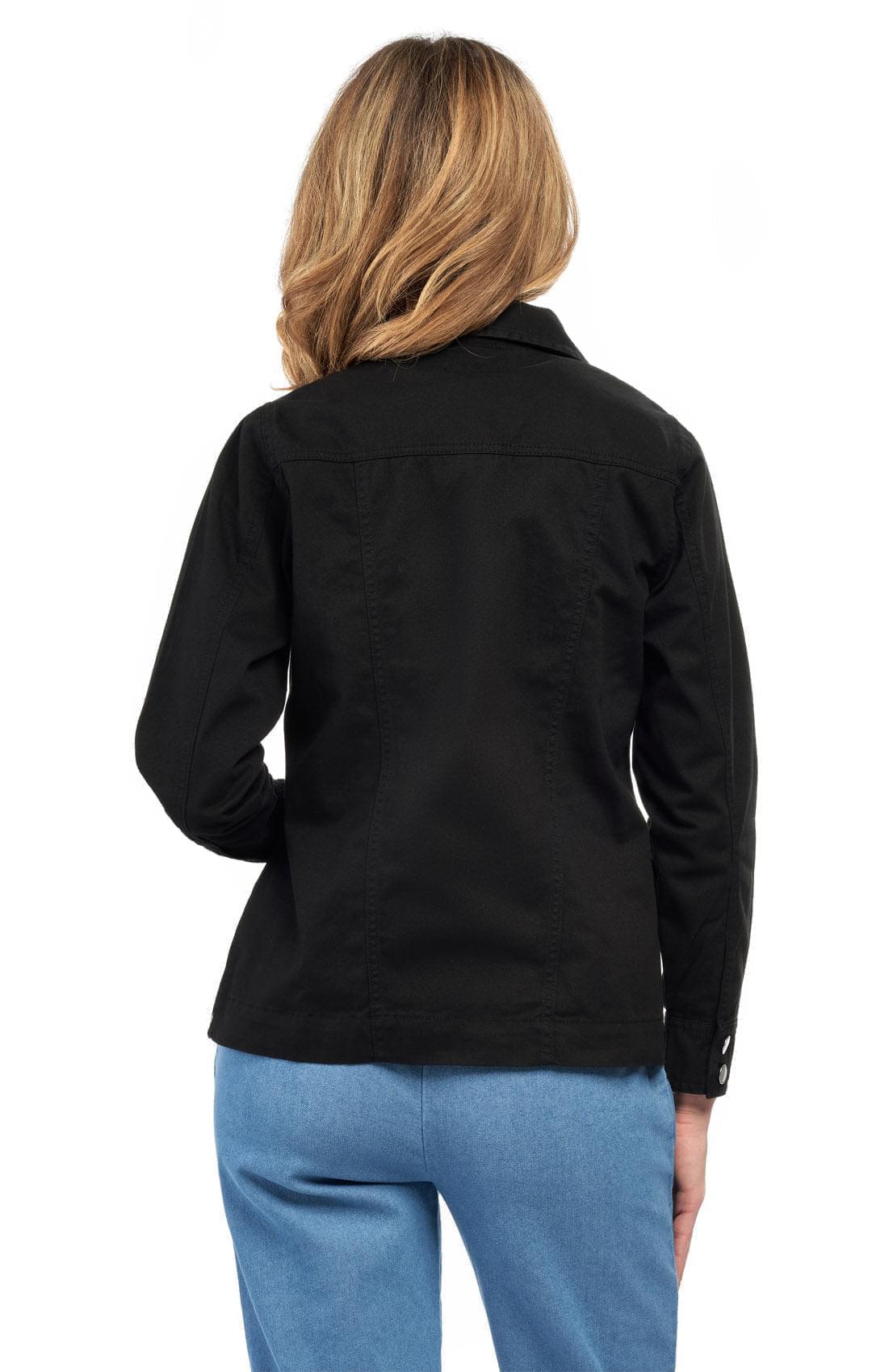 Women's Button Front Brushed Twill Jacket